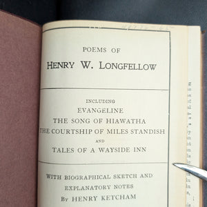 Poems of Henry W. Longfellow by Henry W. Longfellow (A. L. Burt Edition), 1901 📜🇺🇸🏛️