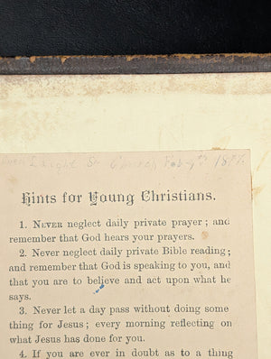 The Holy Bible, King James Version by the Church of England (Rare Oxford University Press Edition), 1872 📜🇬🇧🏛️