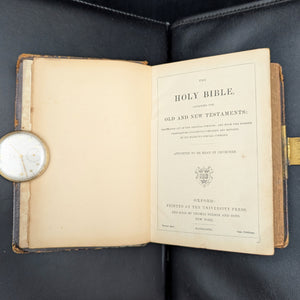 The Holy Bible, King James Version by the Church of England (Rare Oxford University Press Edition), 1872 📜🇬🇧🏛️