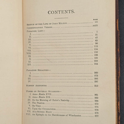 The Poetical Works Of John Milton, New Revised Edition, A. L. Burt Company