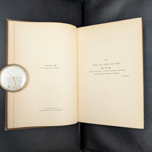 Under the Lilacs by Louisa M. Alcott (First Illustrated Edition, RARE), 1887 📚✨🇺🇸