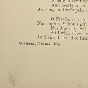 The Complete Poetical Works, by John Greenleaf Whittier, (Household Edition), 1876 🇺🇸📜✒️