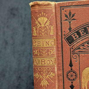 Being a Boy by Charles Dudley Warner (First Edition), 1878 📜🎨🇺🇸