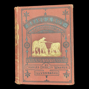 Being a Boy by Charles Dudley Warner (First Edition), 1878 📜🎨🇺🇸