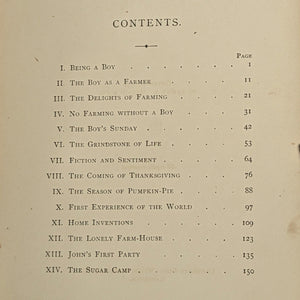 Being a Boy by Charles Dudley Warner (First Edition), 1878 📜🎨🇺🇸