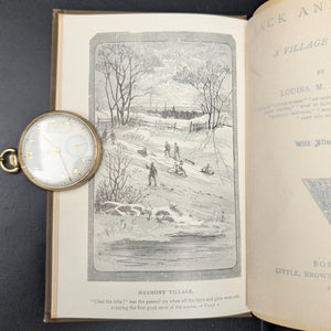 Jack and Jill: A Village Story by Louisa M. Alcott (Illustrated, Inscribed), 1910 📜🏡✨