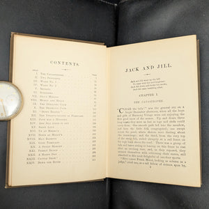 Jack and Jill: A Village Story by Louisa M. Alcott (Illustrated, Inscribed), 1910 📜🏡✨