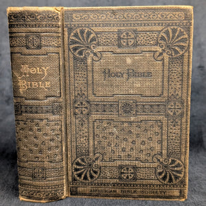 The Holy Bible, by American Bible Society, (RARE, Massachusetts Bible Society Provenance), 1886 📖📜🙏