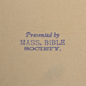 The Holy Bible, by American Bible Society, (RARE, Massachusetts Bible Society Provenance), 1886 📖📜🙏