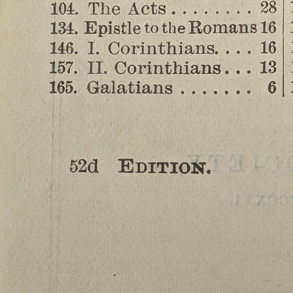 The Holy Bible, by American Bible Society, (RARE, Massachusetts Bible Society Provenance), 1886 📖📜🙏