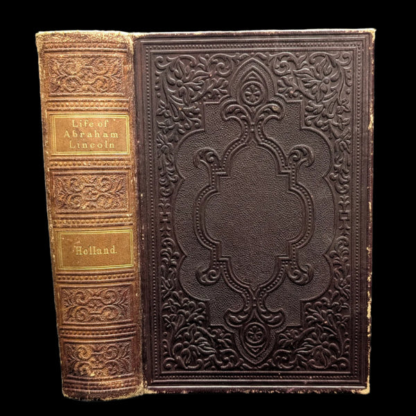 The Life of Abraham Lincoln by J.G. Holland (RARE, First Edition), 1866 🏛️📜🇺🇸