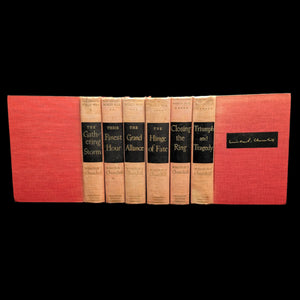 The Second World War by Winston S. Churchill (RARE, Complete First American Edition, 6-Volume Set), 1948–1953 🏛️⚔️🎖️
