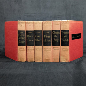 The Second World War by Winston S. Churchill (RARE, Complete First American Edition, 6-Volume Set), 1948–1953 🏛️⚔️🎖️