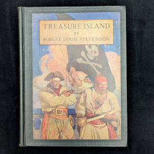 Treasure Island, by Robert Louis Stevenson, (Illustrated by N. C. Wyeth), 1942 🏴‍☠️📜🏝️