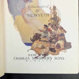 Treasure Island, by Robert Louis Stevenson, (Illustrated by N. C. Wyeth), 1942 🏴‍☠️📜🏝️