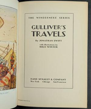 Gulliver’s Travels, by Jonathan Swift, (Windermere Series, Illustrated), 1941 📜⛵️🏛️