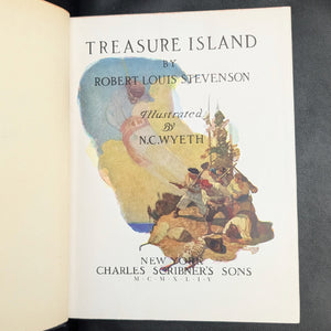 Treasure Island by Robert Louis Stevenson (Illustrated by N.C. Wyeth), 1944 🏴‍☠️💎🌍