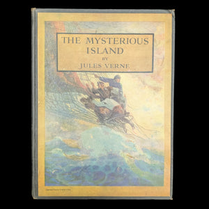 The Mysterious Island, by Jules Verne, (RARE, Illustrated by N. C. Wyeth), 1946 🏝️📜⚙️