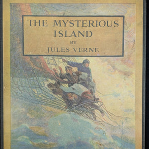 The Mysterious Island, by Jules Verne, (RARE, Illustrated by N. C. Wyeth), 1946 🏝️📜⚙️