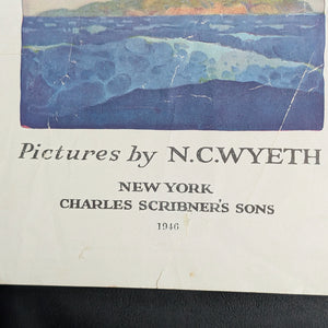 The Mysterious Island, by Jules Verne, (RARE, Illustrated by N. C. Wyeth), 1946 🏝️📜⚙️
