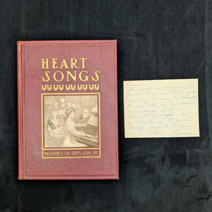 Heart Songs, Dear To The American People by Joe Mitchell Chapple (First Edition, Musical Notation), 1909 🎶🇺🇸📜