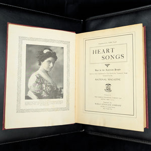 Heart Songs, Dear To The American People by Joe Mitchell Chapple (First Edition, Musical Notation), 1909 🎶🇺🇸📜