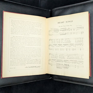 Heart Songs, Dear To The American People by Joe Mitchell Chapple (First Edition, Musical Notation), 1909 🎶🇺🇸📜