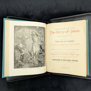The Story of Jesus, by Canon Farrar, D.D., F.R.S., (RARE, Illustrated Edition with Full-Page Engravings), 1890 🙏📜🎨