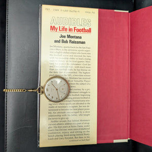 Audibles: My Life in Football by Joe Montana (First Edition), 1986 🏈📜🏆