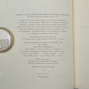 Edith Head’s Hollywood, by Edith Head & Paddy Calistro, (RARE, First Edition), 1983 🎬⭐✒️