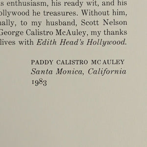 Edith Head’s Hollywood, by Edith Head & Paddy Calistro, (RARE, First Edition), 1983 🎬⭐✒️