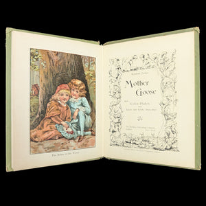 Mother Goose, (RARE, Rosebud Series, Illustrated), 1906 👶📜🏡
