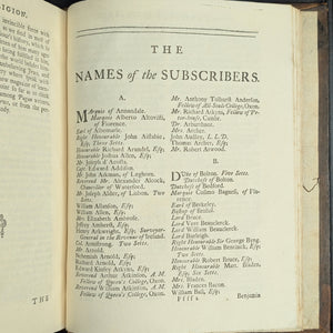 Obras del Muy Honorable Joseph Addison, Esq. | Londres, 1721