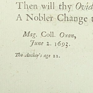 Obras del Muy Honorable Joseph Addison, Esq. | Londres, 1721