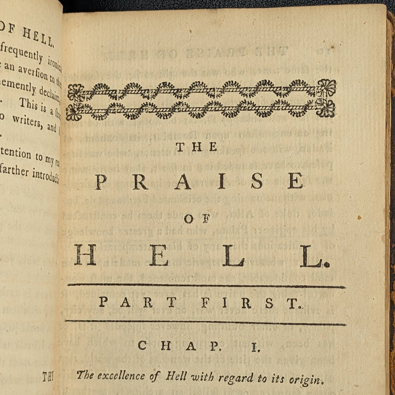 The Praise of Hell: Or, a View of the Infernal Regions (Extremely Rare, First English Edition), 1765 🔥👹📜