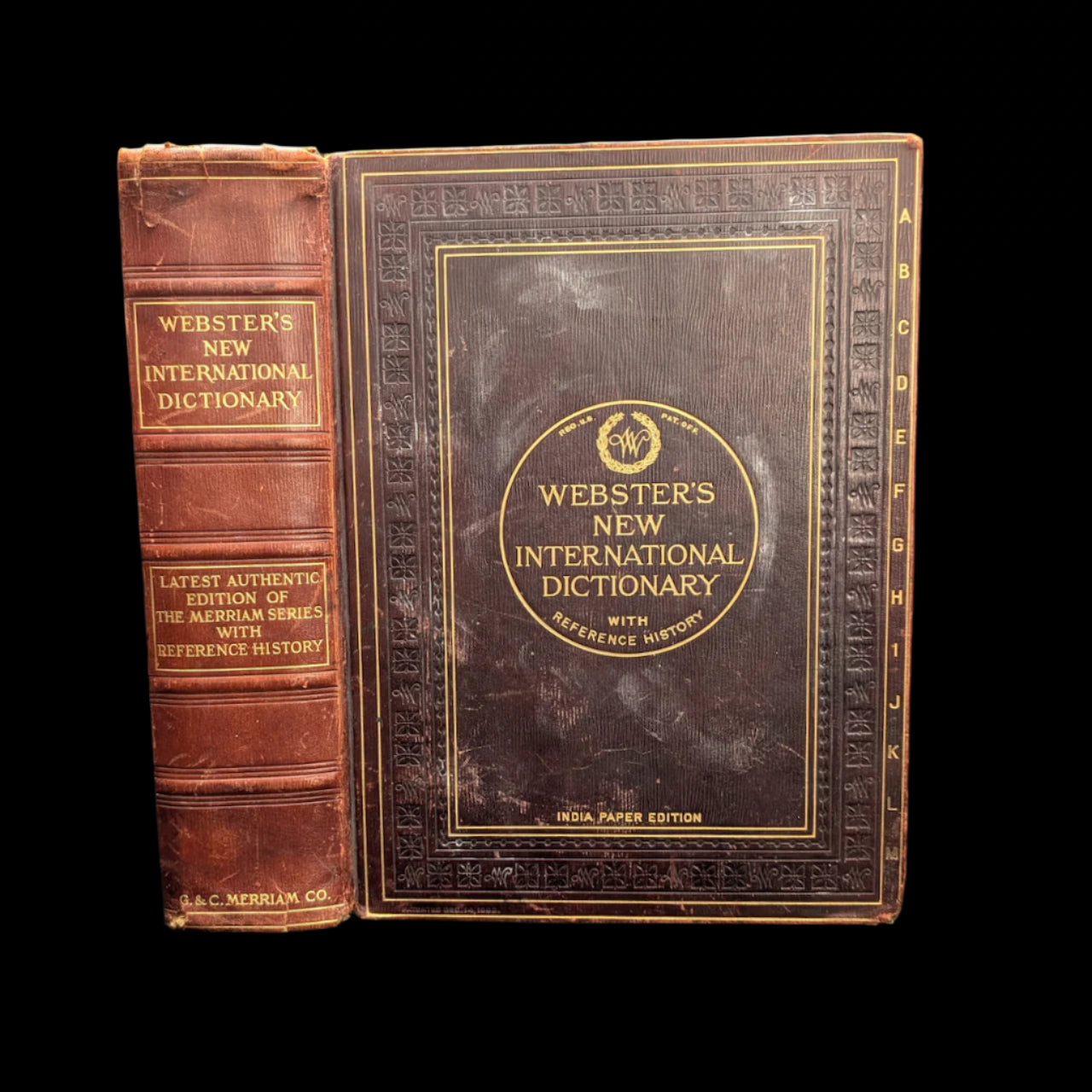 Webster's New International Dictionary by G. & C. Merriam Co. (RARE India Paper Edition), 1915 🕰️ 📜📚