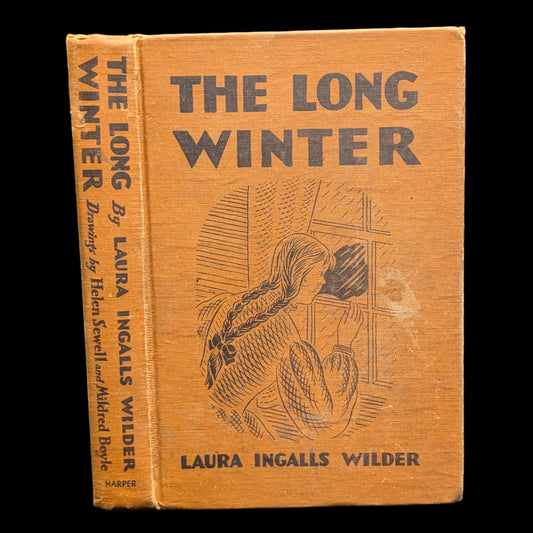 The Long Winter by Laura Ingalls Wilder (Early 1940 Printing), Newbery Honor 📜❄️🚂