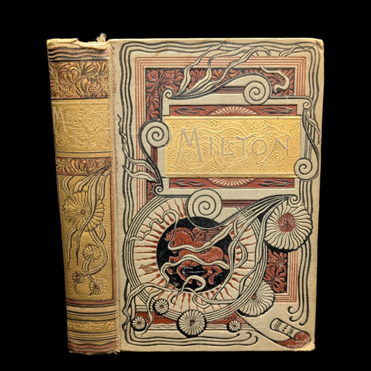 The Poetical Works of John Milton by John Milton (Aesthetic Movement Binding), 1889 📜🎨🇺🇸