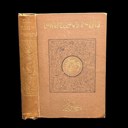 The Early Poems of Henry Wadsworth Longfellow (Aesthetic Binding), 1890 📜🇺🇸🎄