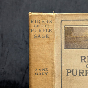 Riders Of The Purple Sage by Zane Grey (Grosset & Dunlap 1912 Printing) - Illustrated Cowboy Classic 🤠🌄🐎