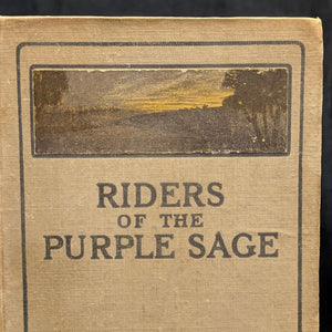 Riders Of The Purple Sage by Zane Grey (Grosset & Dunlap 1912 Printing) - Illustrated Cowboy Classic 🤠🌄🐎