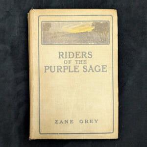 Riders Of The Purple Sage by Zane Grey (Grosset & Dunlap 1912 Printing) - Illustrated Cowboy Classic 🤠🌄🐎