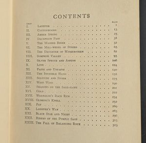 Riders Of The Purple Sage by Zane Grey (Grosset & Dunlap 1912 Printing) - Illustrated Cowboy Classic 🤠🌄🐎