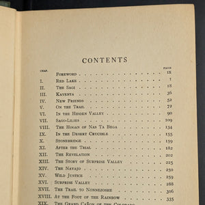 The Rainbow Trail, A Romance by Zane Grey (1915 Harper & Brothers Printing) - Sequestered Western Classic 🌈🐎🇺🇸
