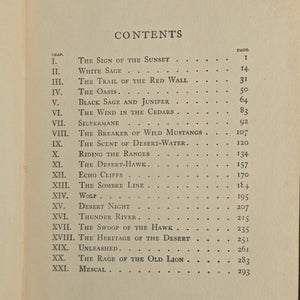 The Heritage Of The Desert by Zane Grey (1910 Grosset & Dunlap Printing) - Early American Western Classic 🏜️🐴🌄