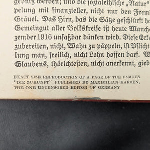 Face To Face With Kaiserism by James W. Gerard (1918 First Edition) - World War I Propaganda 🚨🇩🇪⚔️