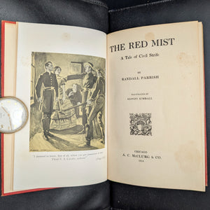 The Red Mist, A Tale of Civil Strife by Randall Parrish (1914 First Edition) - Signed Christmas Gift 🎄⚔️🇺🇸