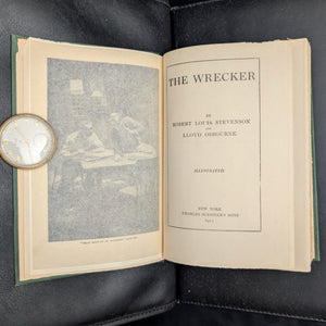 The Wrecker by Robert Louis Stevenson & Lloyd Osbourne (1911 Scribner's Illustrated Edition) 🚢🏝️💰