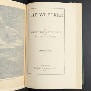 The Wrecker by Robert Louis Stevenson & Lloyd Osbourne (1911 Scribner's Illustrated Edition) 🚢🏝️💰