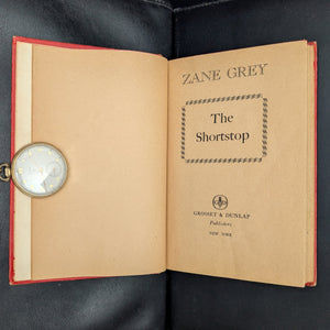 The Shortstop by Zane Grey (1937 Vintage Edition) - Baseball and Americana Novel ⚾️🇺🇸✍️